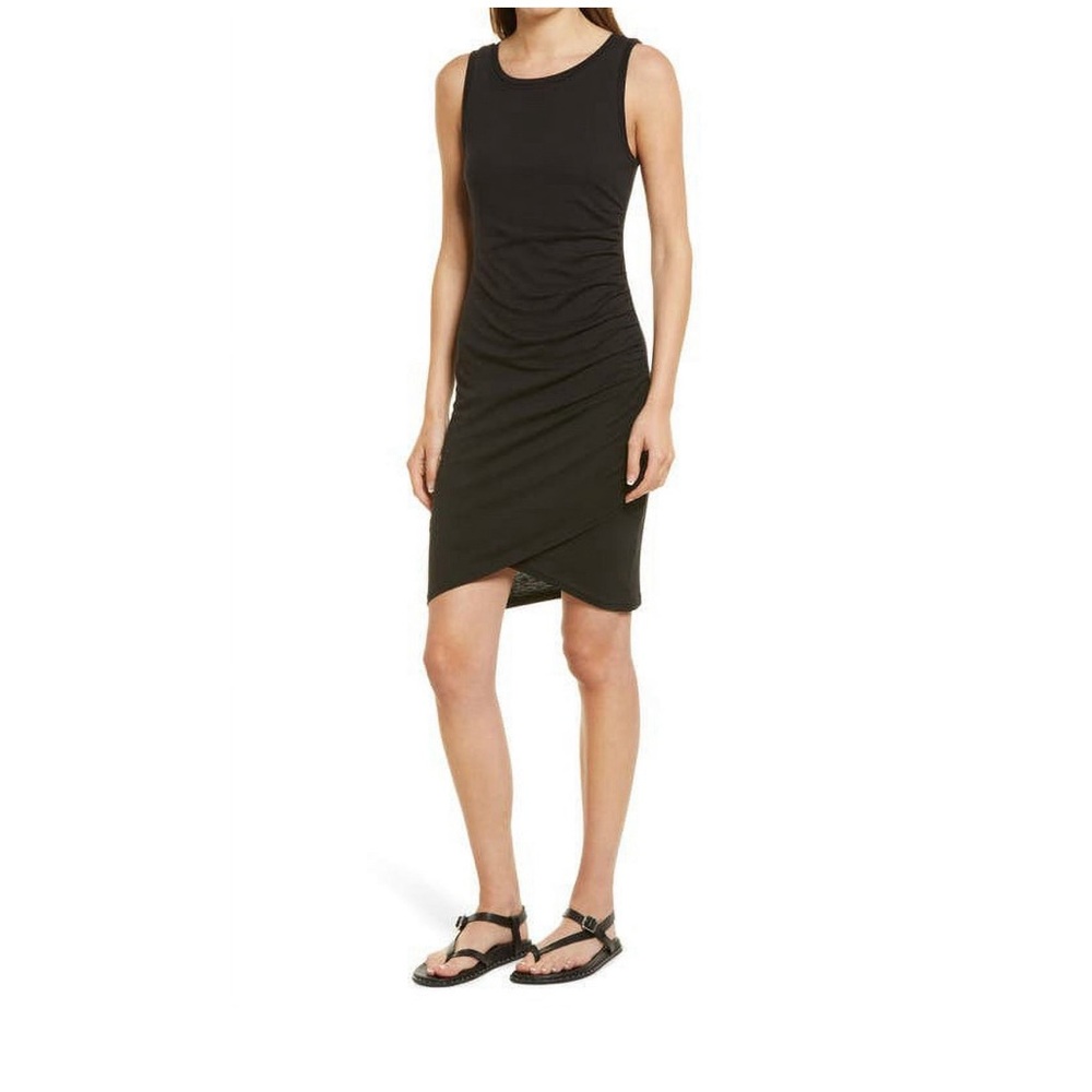 Ruched side sleeveless dress by Treasure and Bond